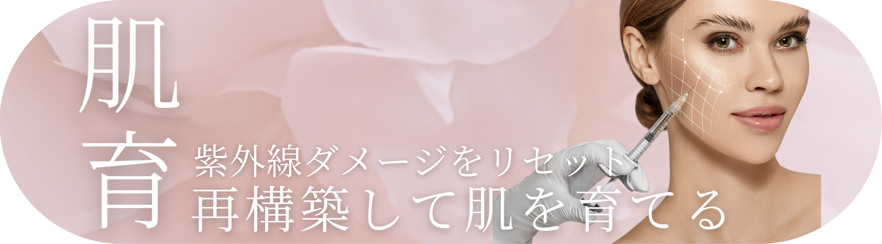 紫外線ダメージをリセット。再構築して肌を育てる。肌育治療。